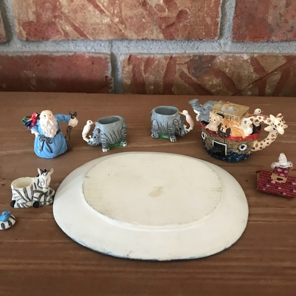 Rare Vintage 1970’s Miniature Noah’s Ark Tea Set - Picture 7 of 13